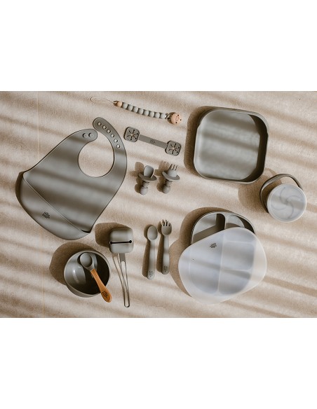 Cuenco Silicona Gris Petroleo