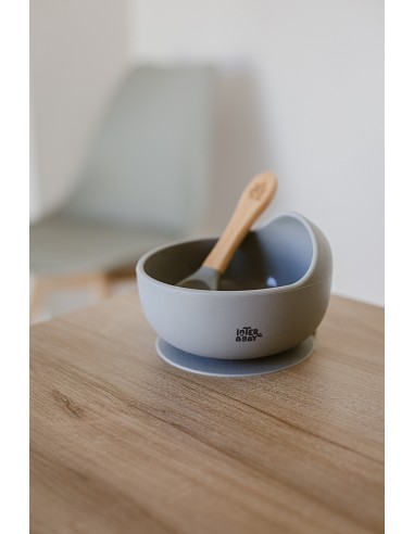 Cuenco Silicona Gris Petroleo