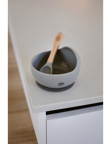 Cuenco Silicona Gris Petroleo