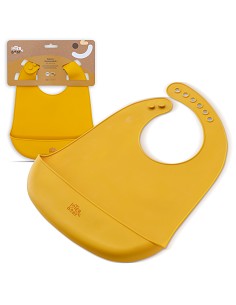 Babero Silicona Ocre Tierra