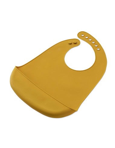 Babero Silicona Ocre Tierra