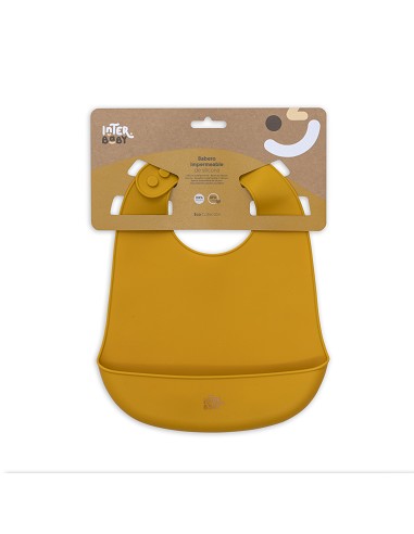 Babero Silicona Ocre Tierra