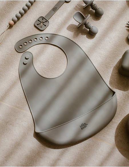 Babero Silicona Ocre Tierra