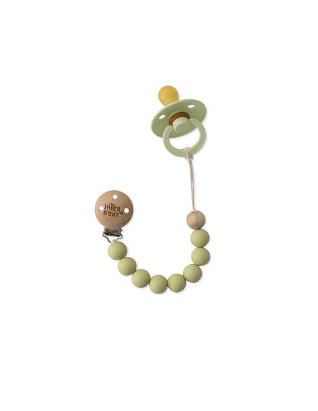 Chupetero Silicona Verde Oliva