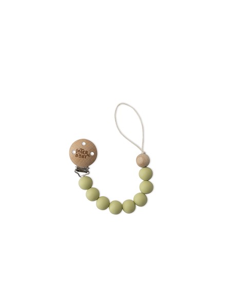 Chupetero Silicona Verde Oliva