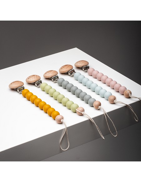 Chupetero Silicona Verde Oliva