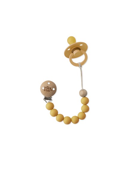 Chupetero Silicona Ocre Tierra