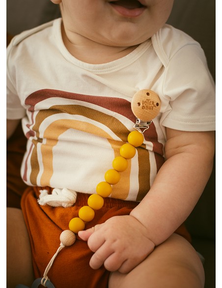 Chupetero Silicona Ocre Tierra