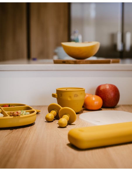 Chupetero Silicona Ocre Tierra