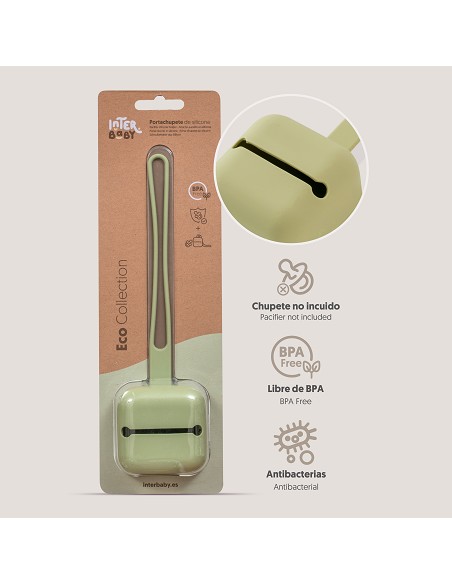 Portachupete  Silicona Verde Oliva