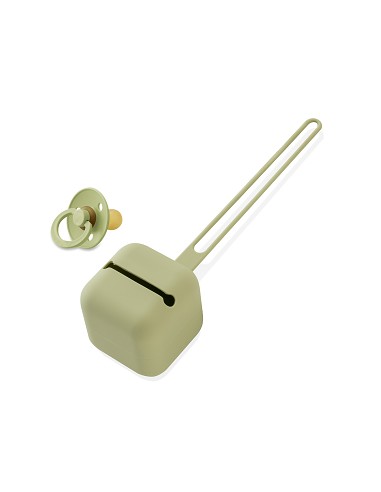 Portachupete  Silicona Verde Oliva