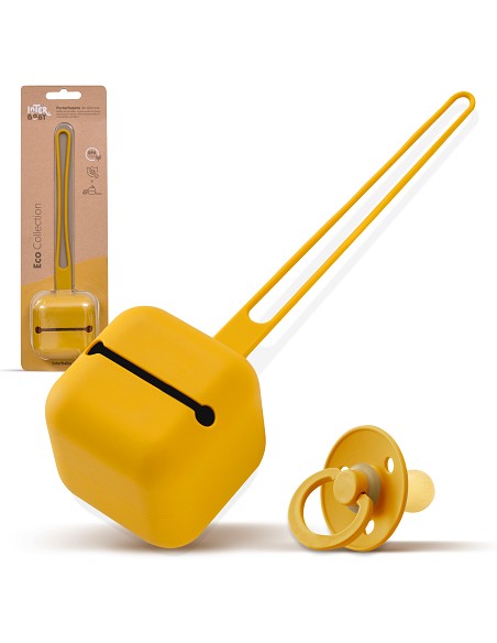 Portachupete  Silicona Ocre Tierra