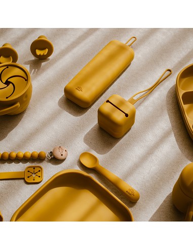 Portachupete  Silicona Ocre Tierra