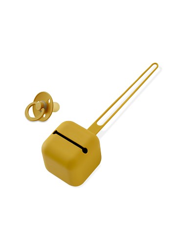 Portachupete  Silicona Ocre Tierra