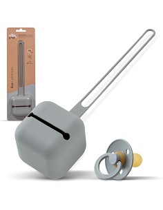 Portachupete  Silicona Gris Petroleo