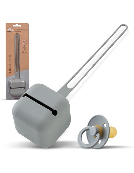 Portachupete  Silicona Gris Petroleo