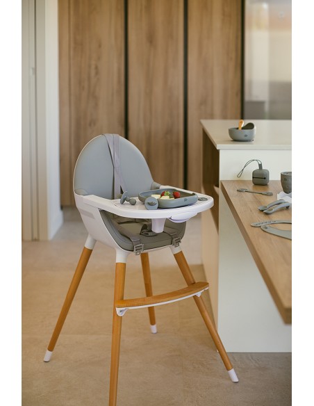 Portachupete  Silicona Gris Petroleo