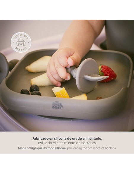 Plato Llano de Silicona Ocre Tierra