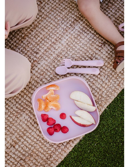 Plato Llano de Silicona Ocre Tierra