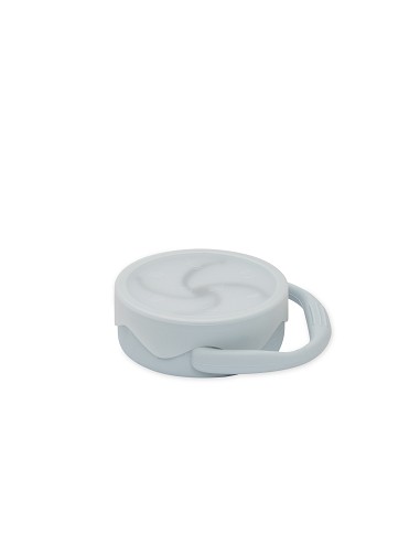 Porta Snacks de Silicona Azul Grisaceo