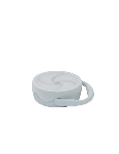 Porta Snacks de Silicona Azul Grisaceo