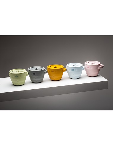 Porta Snacks de Silicona Azul Grisaceo