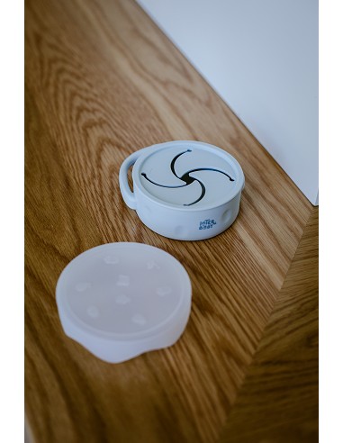 Porta Snacks de Silicona Azul Grisaceo