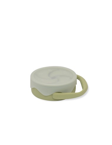 Porta Snacks de Silicona Verde Oliva