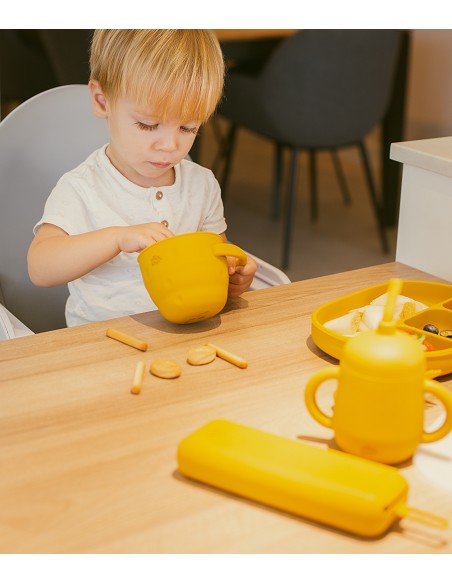 Porta Snacks de Silicona Verde Oliva