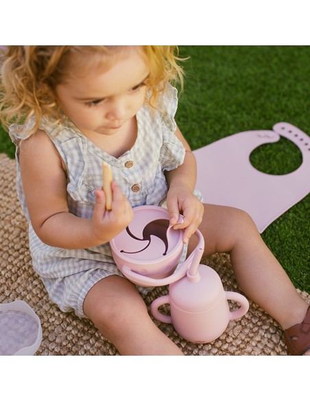 Porta Snacks de Silicona Verde Oliva