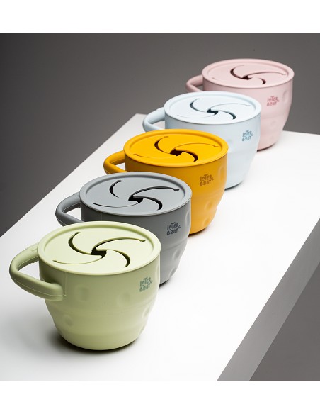 Porta Snacks de Silicona Verde Oliva