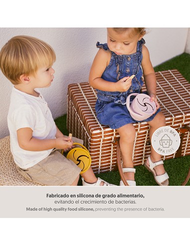 Porta Snacks de Silicona Ocre Tierra