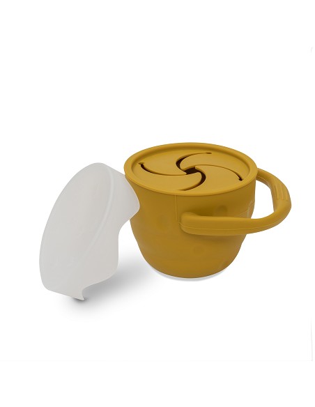 Porta Snacks de Silicona Ocre Tierra