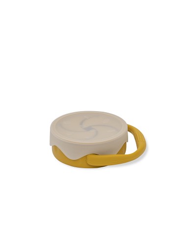 Porta Snacks de Silicona Ocre Tierra