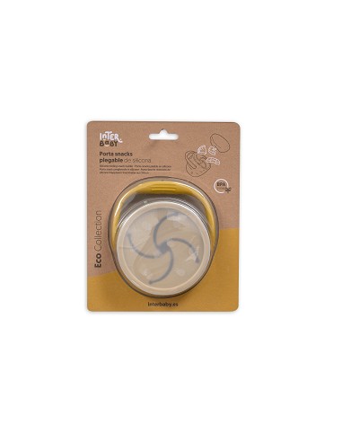 Porta Snacks de Silicona Ocre Tierra