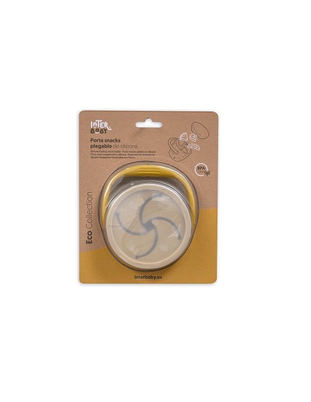 Porta Snacks de Silicona Ocre Tierra