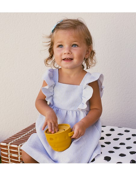 Porta Snacks de Silicona Ocre Tierra