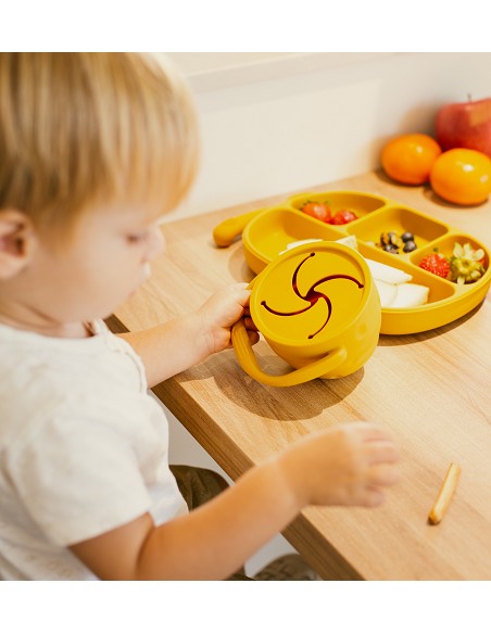 Porta Snacks de Silicona Ocre Tierra