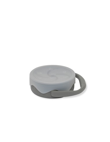 Porta Snacks de Silicona Gris Petroleo