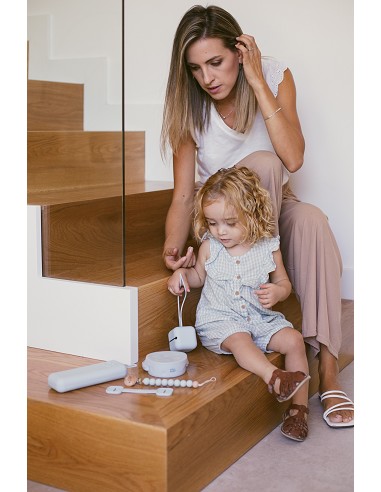 Vaso Antiderrame de Silicona Azul Grisaceo