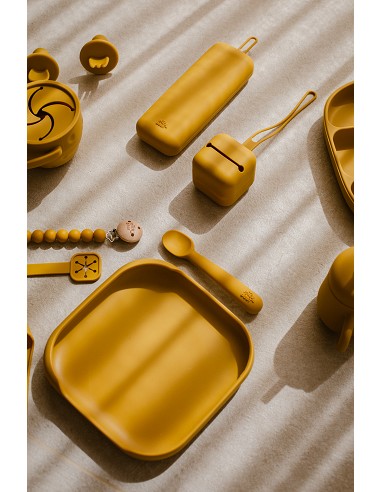 Vaso Antiderrame de Silicona Ocre Tierra