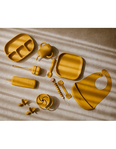 Vaso Antiderrame de Silicona Ocre Tierra