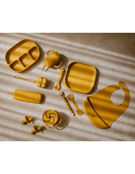 Vaso Antiderrame de Silicona Ocre Tierra