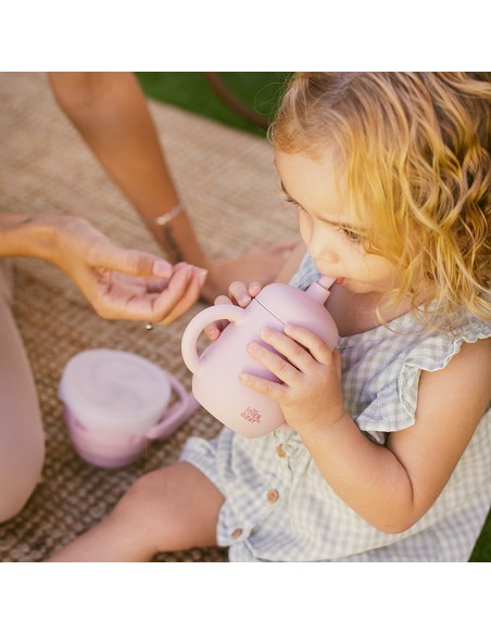 Vaso Antiderrame de Silicona Ocre Tierra