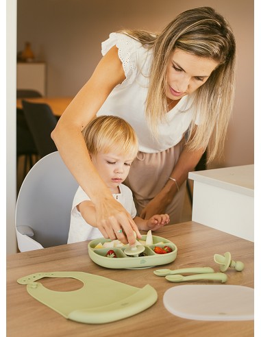 Plato Mas Tapa de Silicona Ocre Tierra