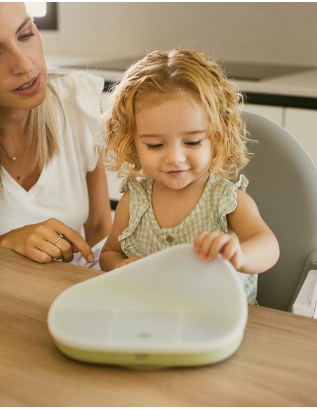 Plato Mas Tapa de Silicona Ocre Tierra