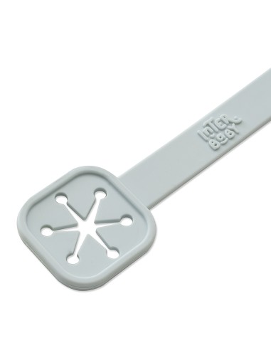 Sujeta Baberos Pack 2 Unds de Silicona Azul...