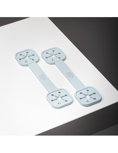 Sujeta Baberos Pack 2 Unds de Silicona Azul...