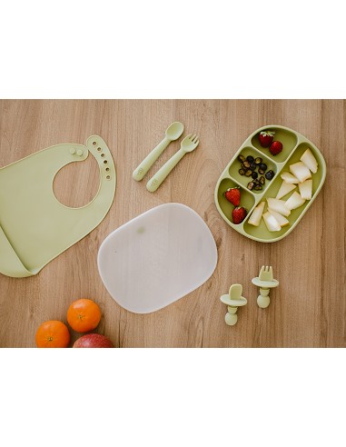 Set Portacubiertos+Cuchara+Sujeta Baberos  de...