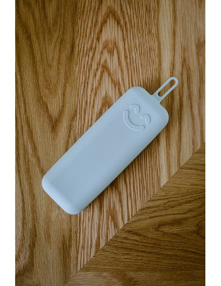 Set Portacubiertos+Cuchara+Sujeta Baberos  de Silicona Ocre Tierra